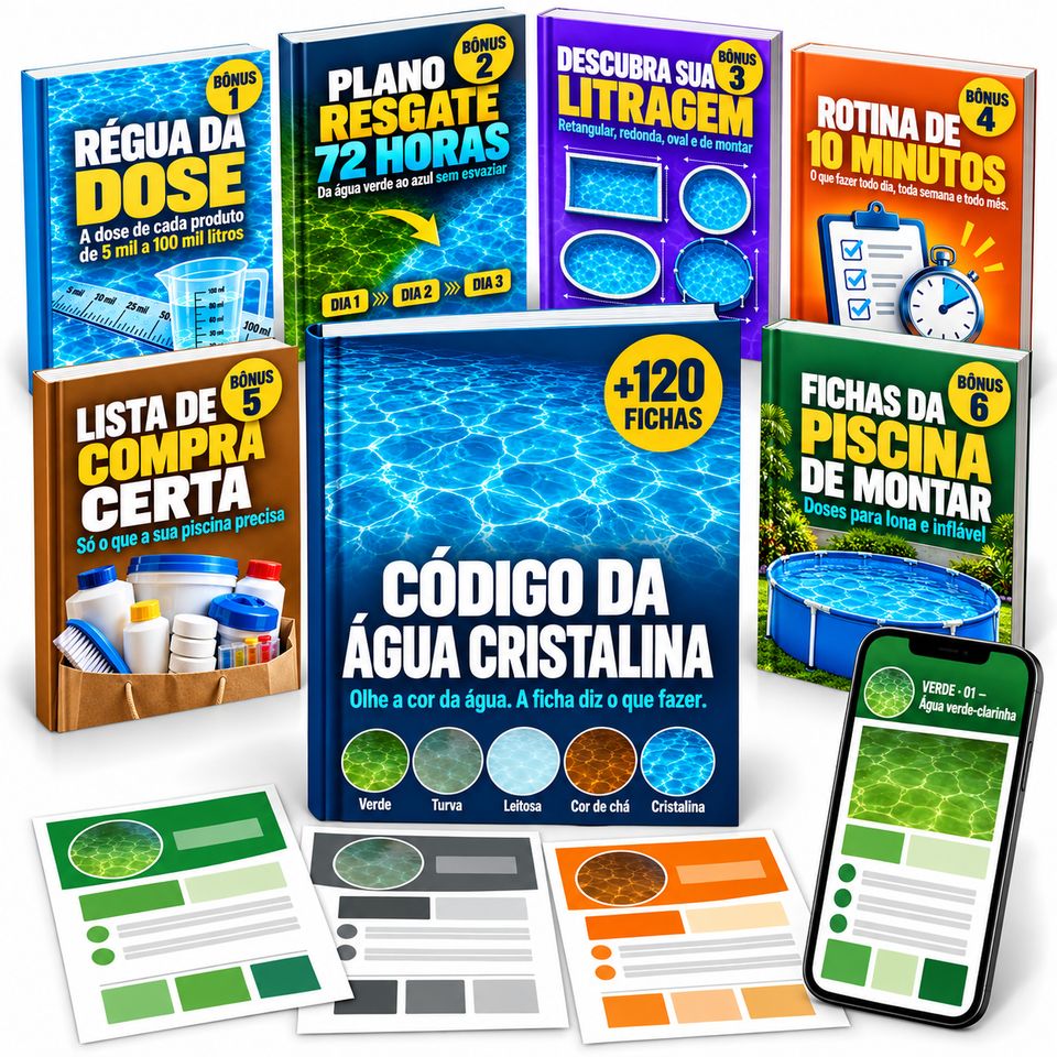 Código da Água Cristalina com os 6 bônus e as fichas no celular